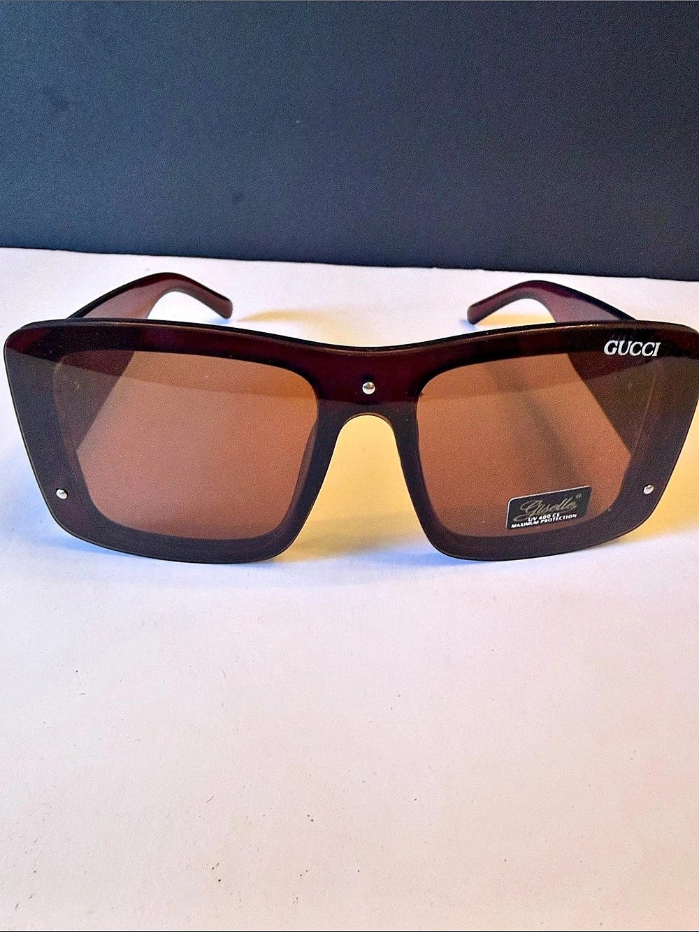 Women’s Fashion Brown Rectangular Sunglasses New